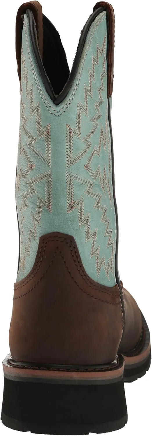 Wolverine Women's Rancher Arrow Waterproof Stell Toe Wellington Construction Boot