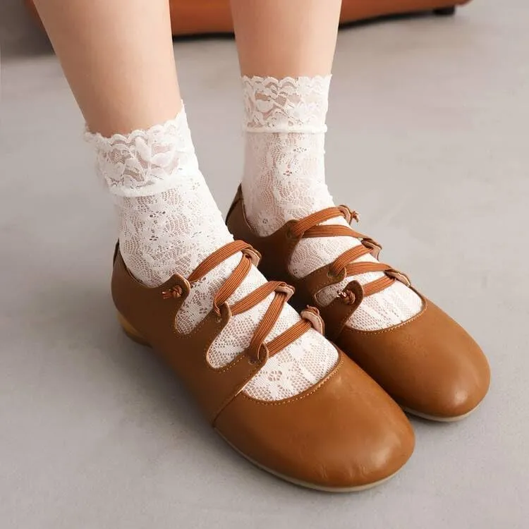 Women Preppy Style Mary Jane Pumps Square Toe Low Block Heels