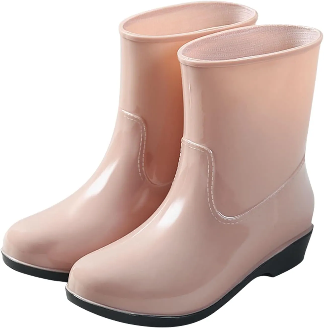 Women Shoes Short Rain Boots For Womens Ankle Rainboot Slip Garden Boot Rubber Shoes Short Dress Boots Men