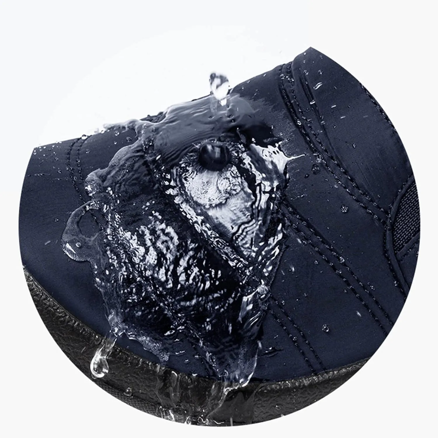 Women Snow Boots Waterproof Winter Boots Non Slip Fully Fur Booties Lightweight Slip on Ankle Boots Thickening Winter Shoes Walking Hiking Booties
