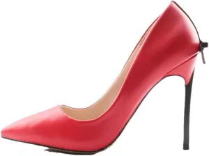 Women Wedding High Heels Bridal Shoes Bow Stiletto Pumps Thin Heels Super High Elegant Party Shoes Slip-On Pointed Toe
