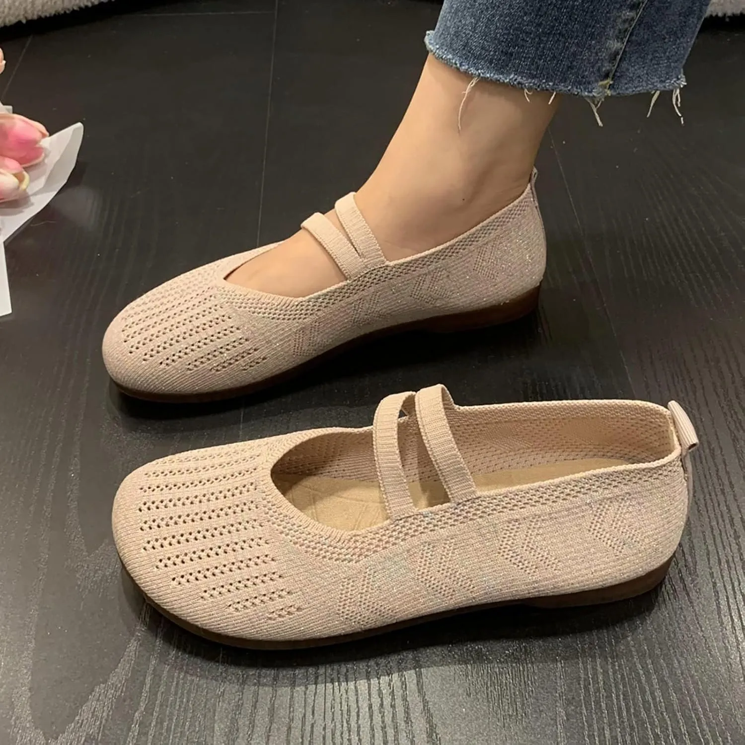 Women's Casual Shoe Comfortable Lightweight Slip On Breathable Mesh Design IEveryWear Ladies Smart Shoes