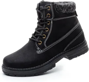 Women's Waterproof Work Boots - Lightweight Winter Snow Boots for Hiking, Outdoor Trekking & Backpacking (Comfortable Ankle Support)