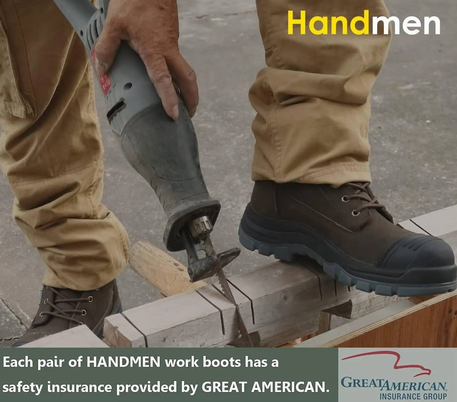 Work Boots for Men, 6" Composite Toe Waterproof Mens Work Boots, Non-Slip Puncture-Proof Safety EH Working Shoes